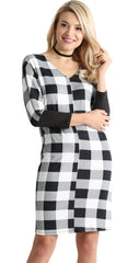 Load image into Gallery viewer, black plaid / black sleeve