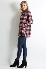 Load image into Gallery viewer, black - red plaid