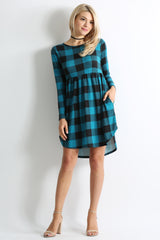 Load image into Gallery viewer, Teal Plaid