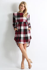 Load image into Gallery viewer, burgundy plaid