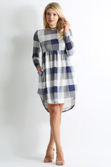Load image into Gallery viewer, navy plaid