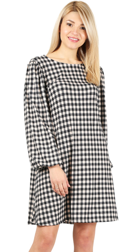 black tan plaid