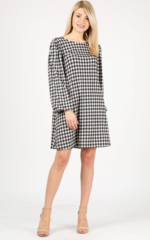 black tan plaid