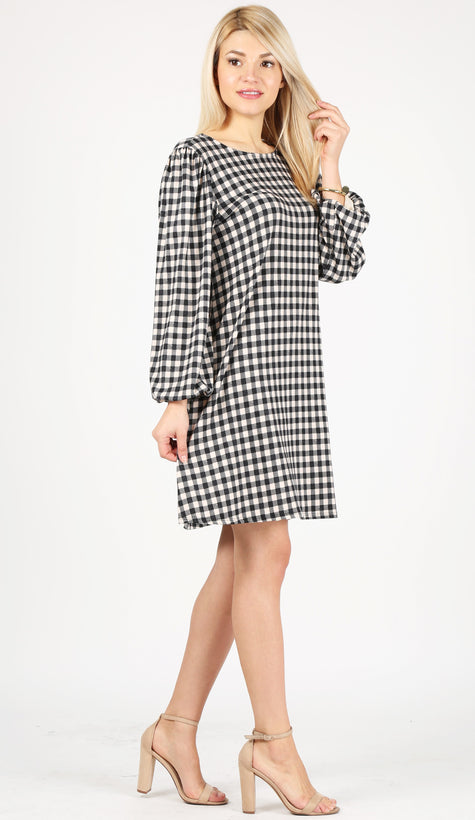 black tan plaid