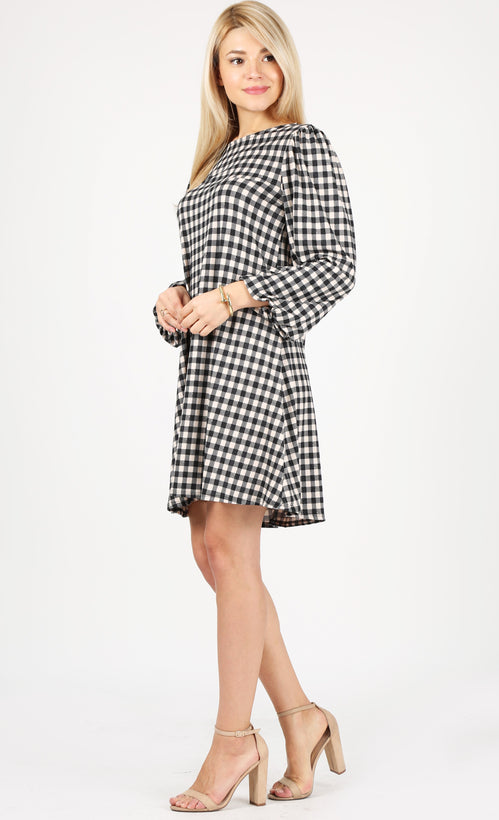 black tan plaid