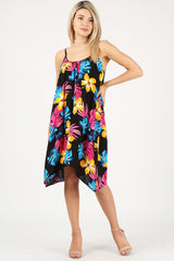 Load image into Gallery viewer, black mustard floral print