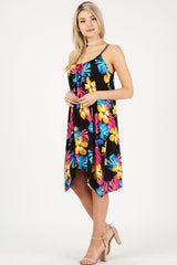 Load image into Gallery viewer, black mustard floral print