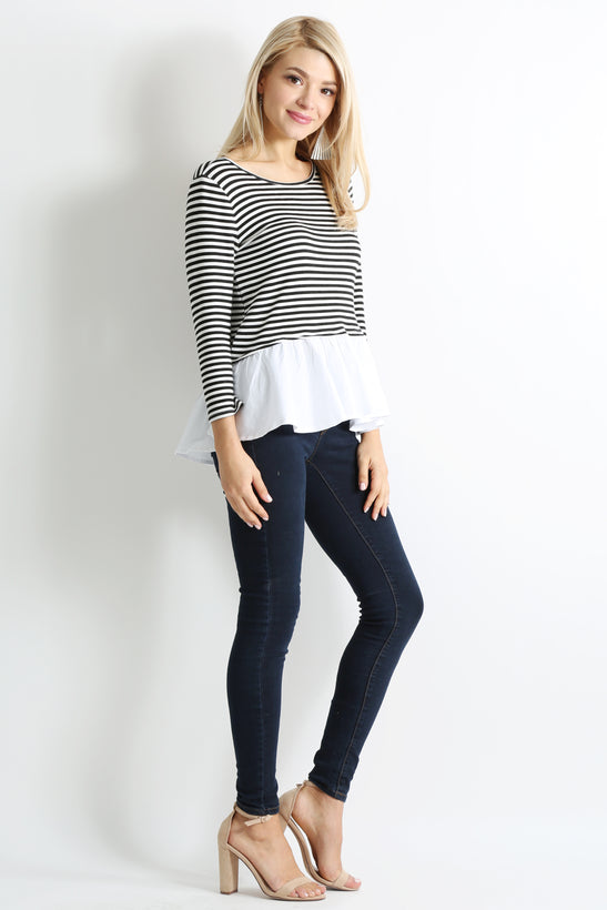 black ivory stripe