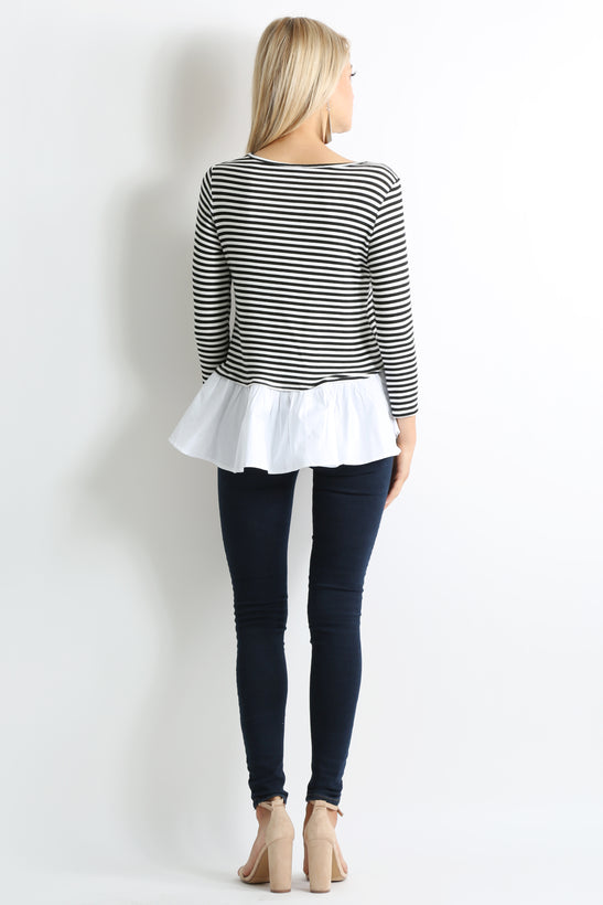 black ivory stripe