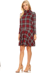 Load image into Gallery viewer, burgundy - ivory plaid