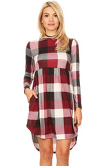 Load image into Gallery viewer, burgundy plaid