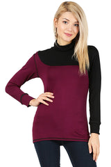 Load image into Gallery viewer, Captivate in Contrast Turtleneck