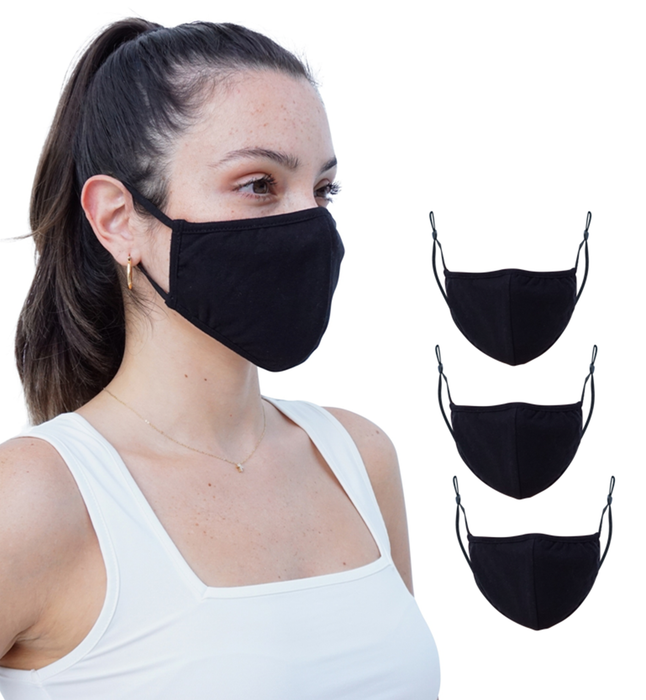 Unisex Reusable Protective Fabric Face Mask Anti Dust Washable and Breathable Outdoor Protective Mask - Made in USA