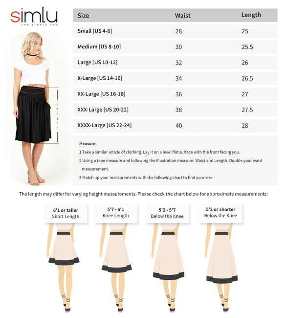 Comfort In Casual Plus Size Stretch Skirt