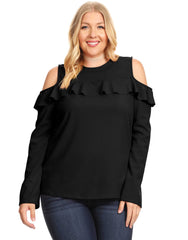 Load image into Gallery viewer, Flash the Shoulders Frill Top