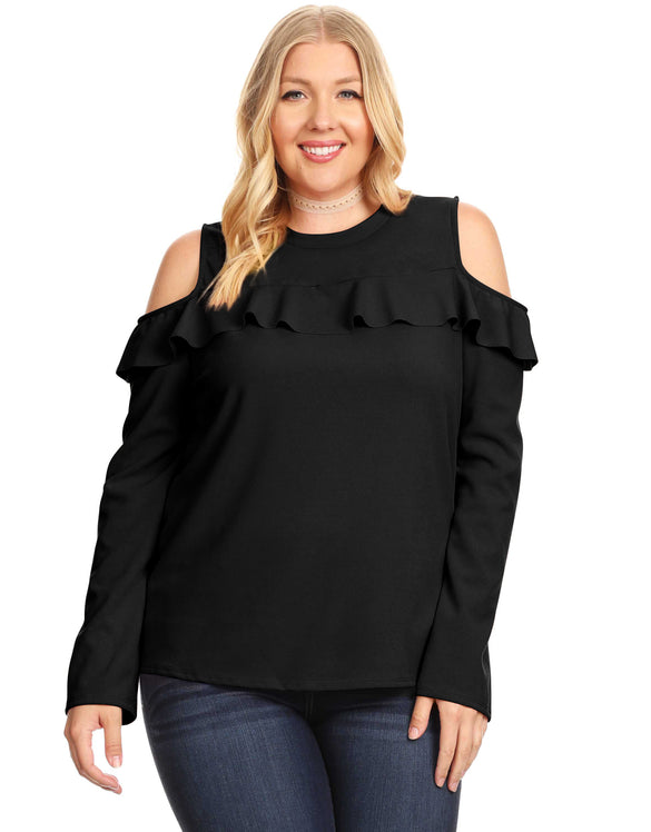 Flash the Shoulders Frill Top