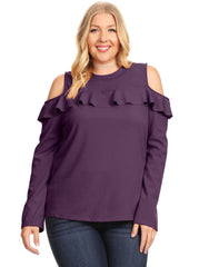 Load image into Gallery viewer, Flash the Shoulders Frill Top