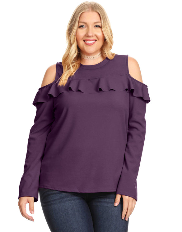 Flash the Shoulders Frill Top
