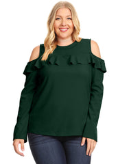 Load image into Gallery viewer, Flash the Shoulders Frill Top
