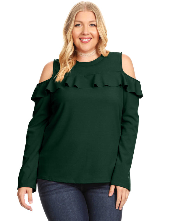 Flash the Shoulders Frill Top