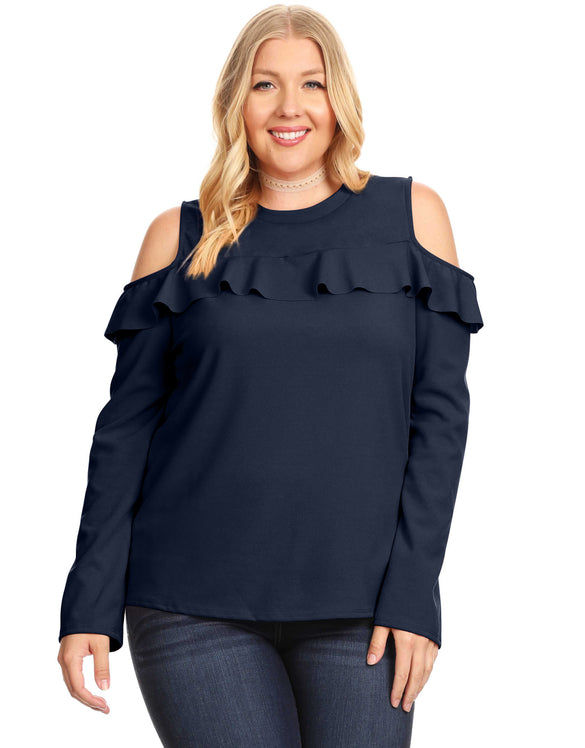 Flash the Shoulders Frill Top