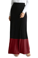 Load image into Gallery viewer, Contrasting Comfort Maxi Skirt