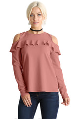 Load image into Gallery viewer, Flash the Shoulders Frill Top