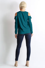 Load image into Gallery viewer, Flash the Shoulders Frill Top