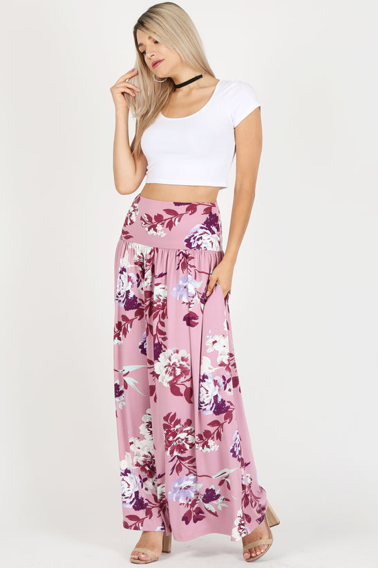 mauve burgundy sage floral