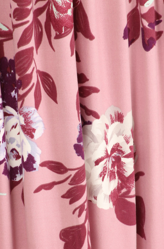 mauve burgundy sage floral