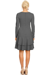 Load image into Gallery viewer, Classy Redefined Ruffle Dress