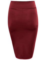 Load image into Gallery viewer, Slay All Day Plus Size Scuba Skirt