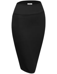 Load image into Gallery viewer, Slay All Day Plus Size Scuba Skirt