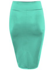 Load image into Gallery viewer, Slay All Day Plus Size Scuba Skirt