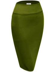 Load image into Gallery viewer, Slay All Day Plus Size Scuba Skirt