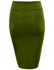 Load image into Gallery viewer, Slay All Day Plus Size Scuba Skirt