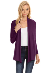 Load image into Gallery viewer, Womens Open Drape Cardigan Reg and Plus Size Cardigan Sweater Long Sleeves - USA