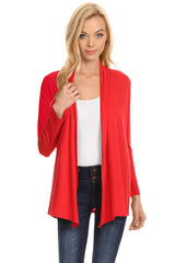 Load image into Gallery viewer, Womens Open Drape Cardigan Reg and Plus Size Cardigan Sweater Long Sleeves - USA