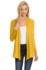 Load image into Gallery viewer, Womens Open Drape Cardigan Reg and Plus Size Cardigan Sweater Long Sleeves - USA