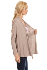 Load image into Gallery viewer, Womens Open Drape Cardigan Reg and Plus Size Cardigan Sweater Long Sleeves - USA