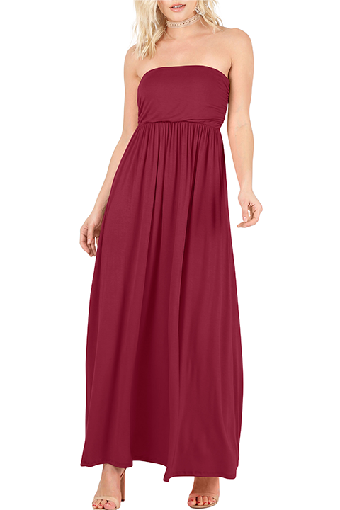 Nothing to Hide Strapless Maxi