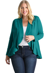 Load image into Gallery viewer, Classy In Ruffles Plus Size Cardigan