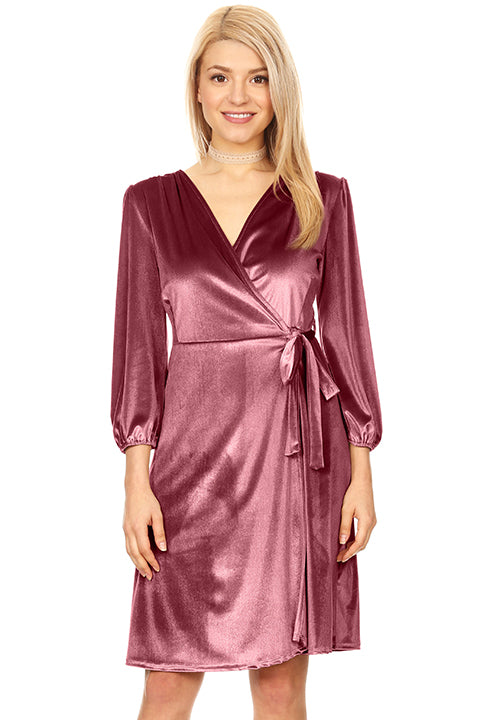 Say it with Warmth Wrap Dress