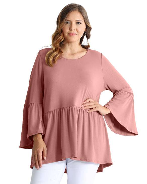 Pine For Peplum Babydoll Top