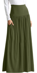 Load image into Gallery viewer, olive green floor length