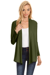 Load image into Gallery viewer, Womens Open Drape Cardigan Reg and Plus Size Cardigan Sweater Long Sleeves - USA