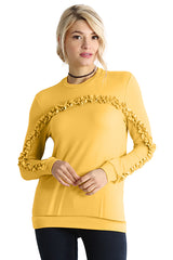 Load image into Gallery viewer, Cascade in Comfort Ruffle Pullover