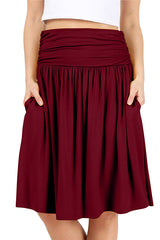 Load image into Gallery viewer, Comfort In Casual Plus Size Stretch Skirt