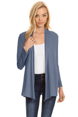 Load image into Gallery viewer, Womens Open Drape Cardigan Reg and Plus Size Cardigan Sweater Long Sleeves - USA