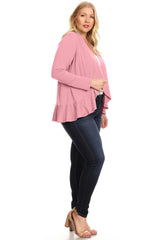 Load image into Gallery viewer, Classy In Ruffles Cardigan